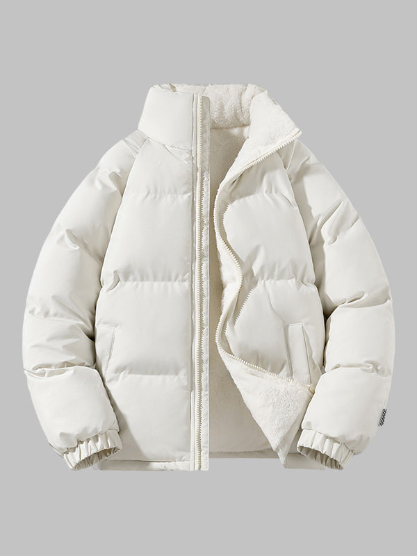 Men’s Zip-Up Warm Quilted Puffer Jacket | Outerwear