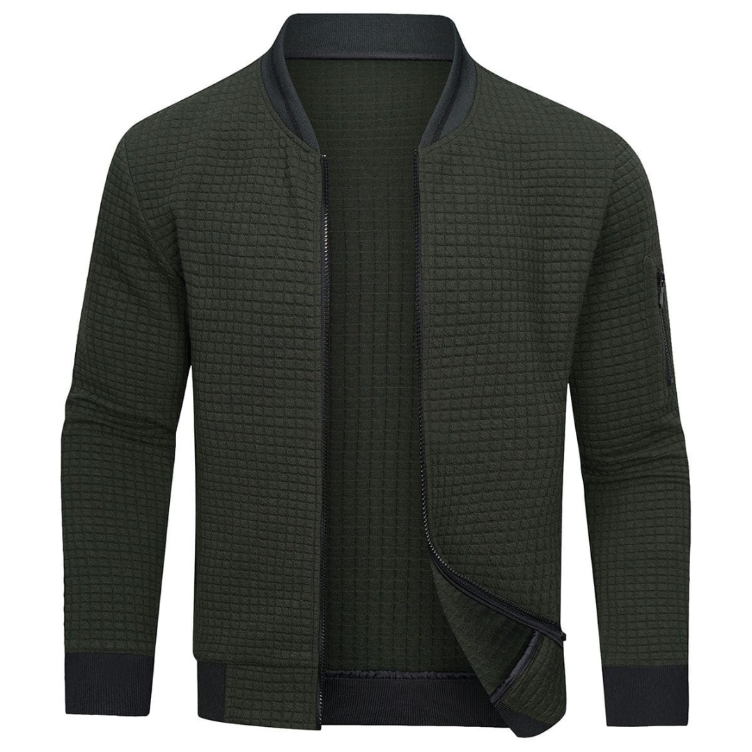 Men's Quilted Bomber Jacket | Casual