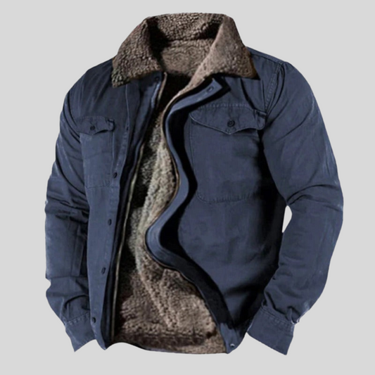 Men's Insulated Fleece Jacket | Button-Up
