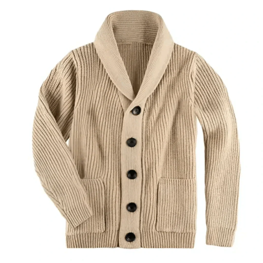 Men's Cozy Ribbed Cardigan | Relaxed