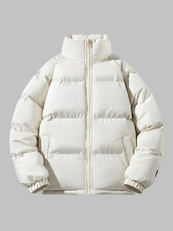 Men’s Zip-Up Warm Quilted Puffer Jacket | Outerwear