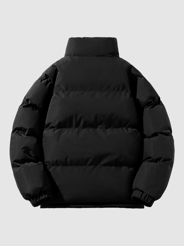 Men’s Zip-Up Warm Quilted Puffer Jacket | Outerwear