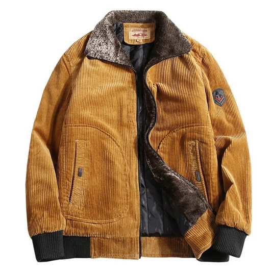 Men's Zip-Up Corduroy Jacket | Outerwear