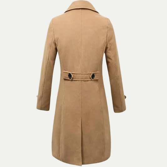 Premium Merino Wool Italian Long Trench Coat