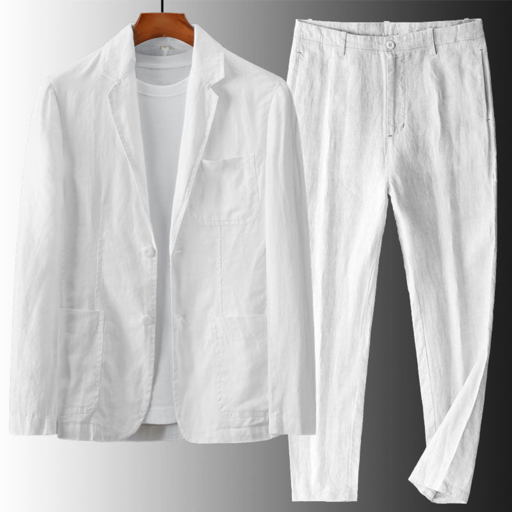 Men's Soft Linen two piece | Versatile