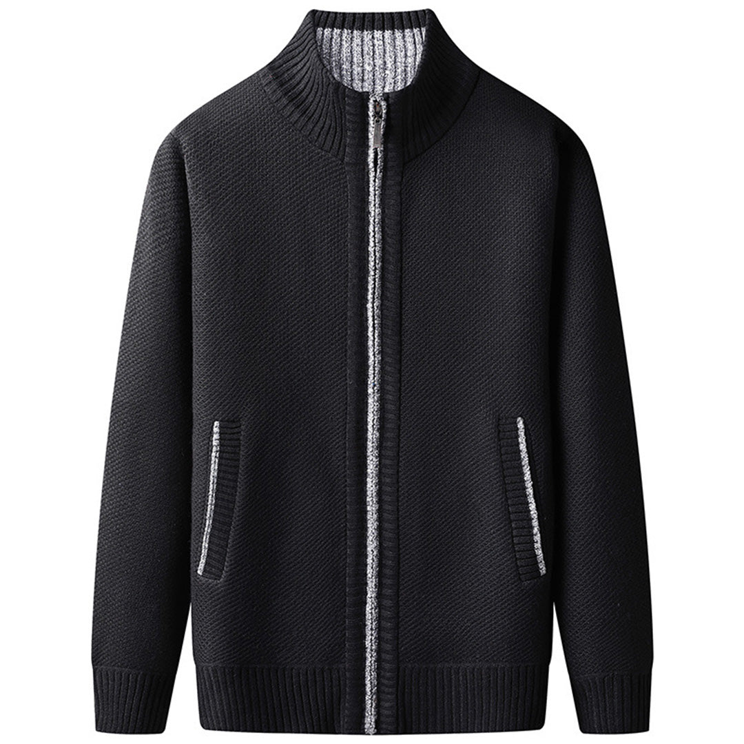 Matthew | Men's Zipper Knit Cardigan | Casual