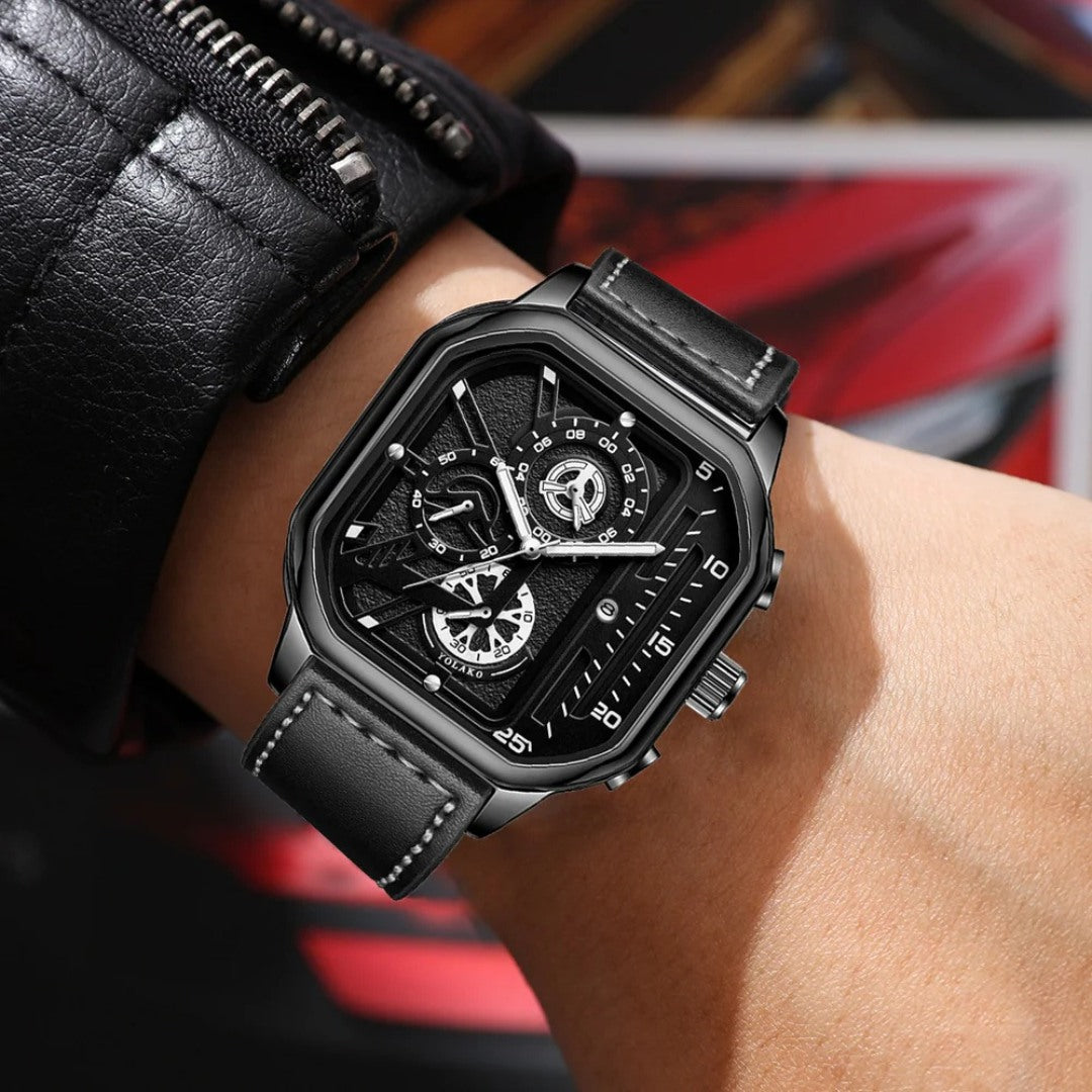 Rafael Square Chronograph Watch