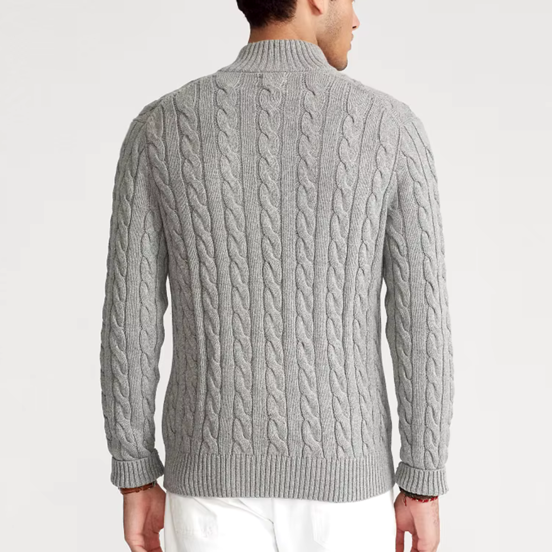 Old Money Half Zip Sweater
