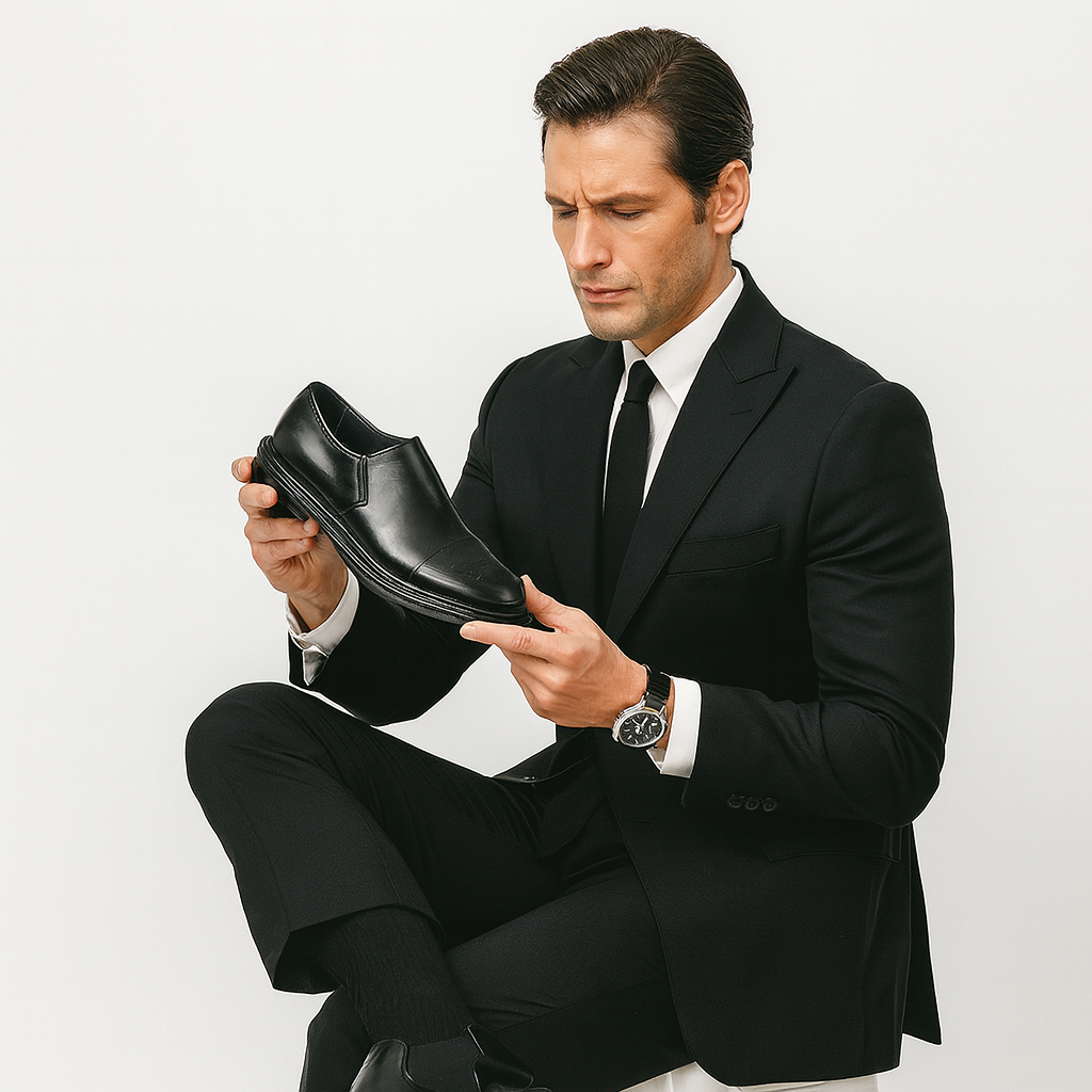 Alessio Cap-Toe Leather Loafers