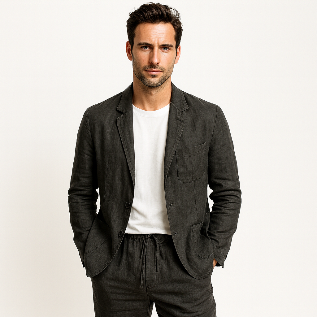Emilio Linen Suit Set