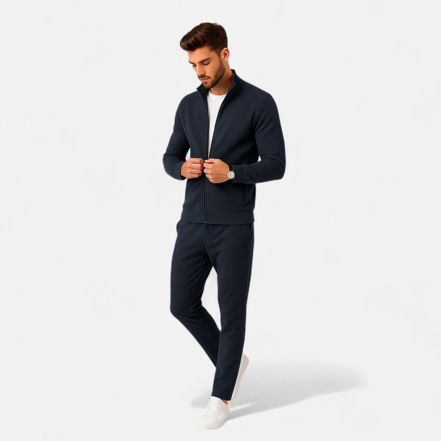 Men’s Premium Tracksuit – Contemporary Comfort, Refined Performance