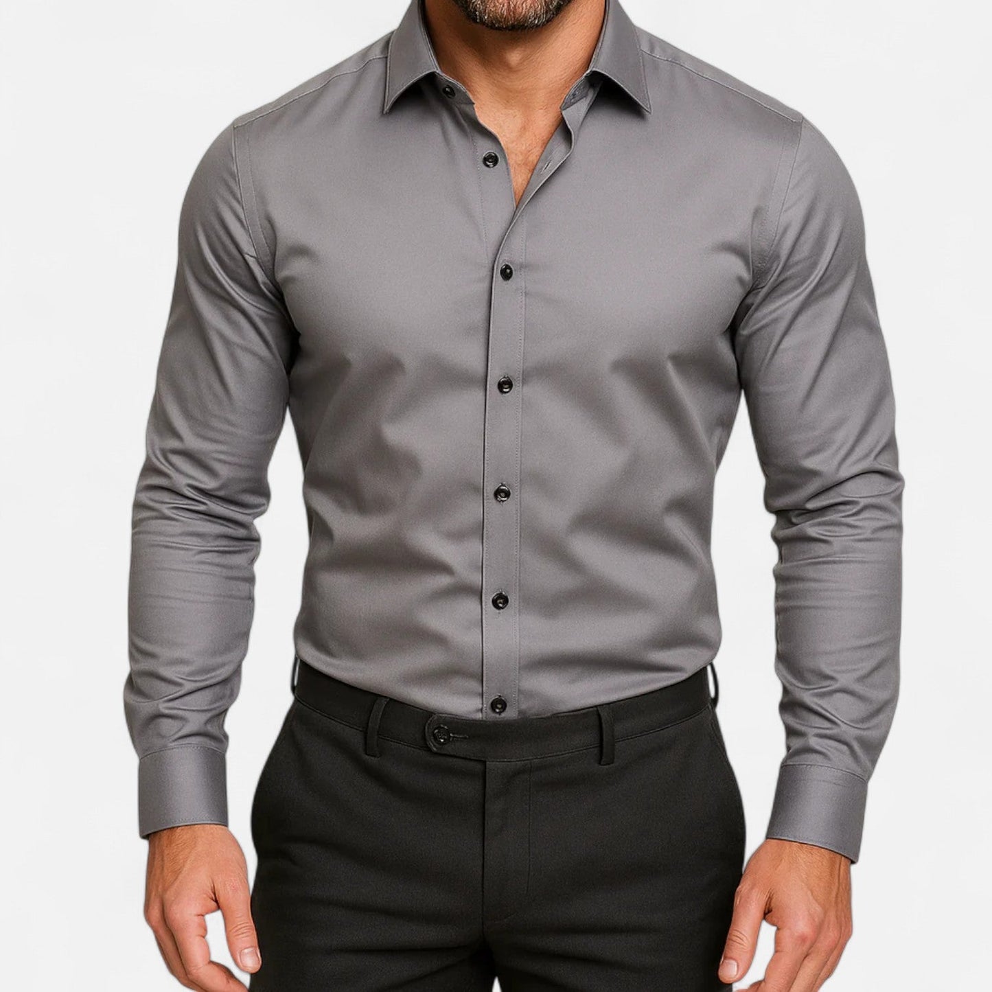 Men’s Classic Wrinkle-Free Shirt – Timeless Elegance, Effortless Maintenance
