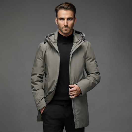 Men’s Hooded Winter Coat | Modern