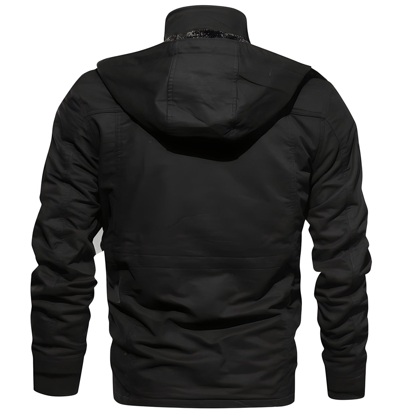 Men’s Multi-Pocket Zip-Up Military Jacket | Outerwear