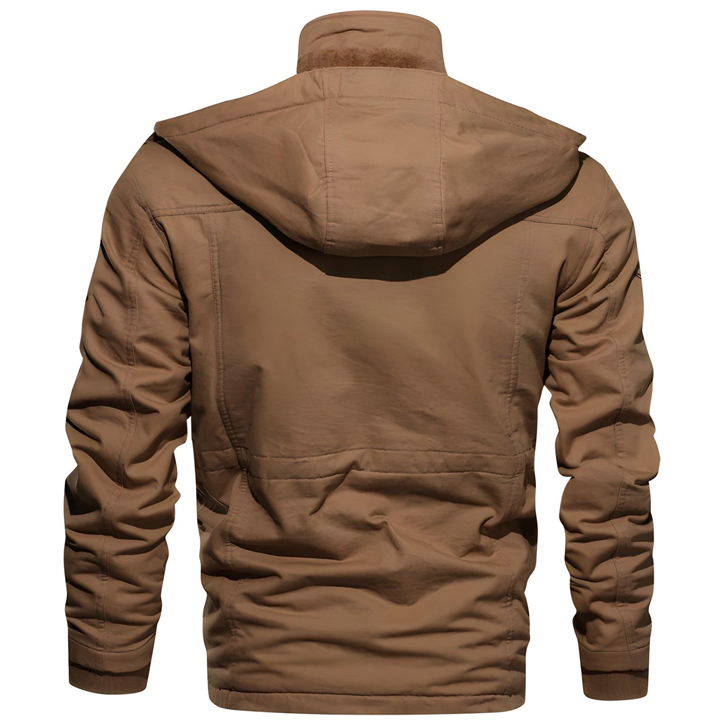 Men’s Multi-Pocket Zip-Up Military Jacket | Outerwear