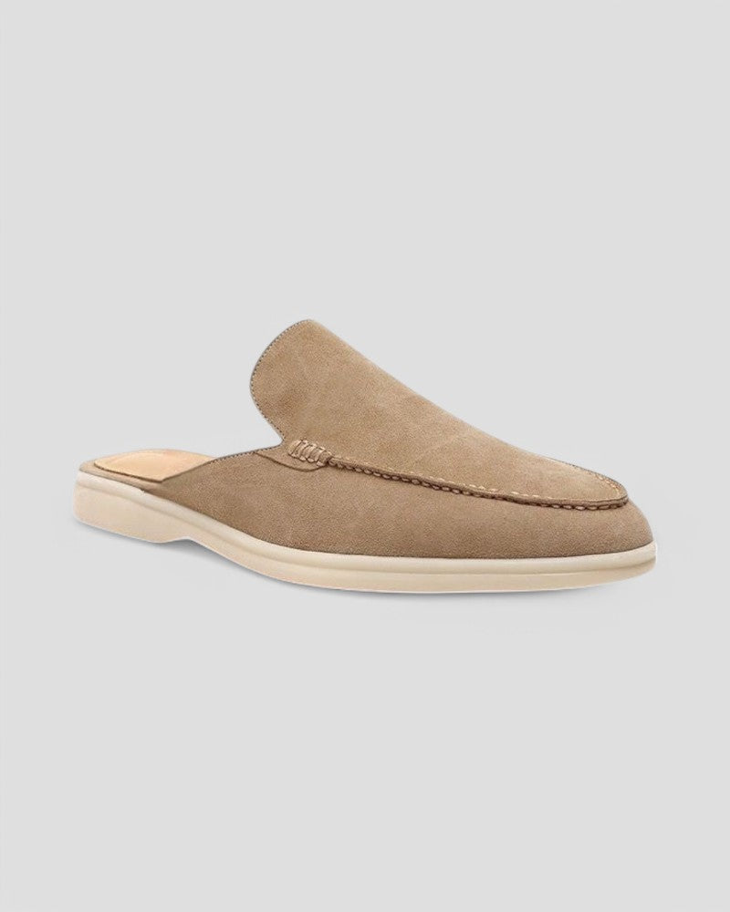 Men's Suede Slip On Mules