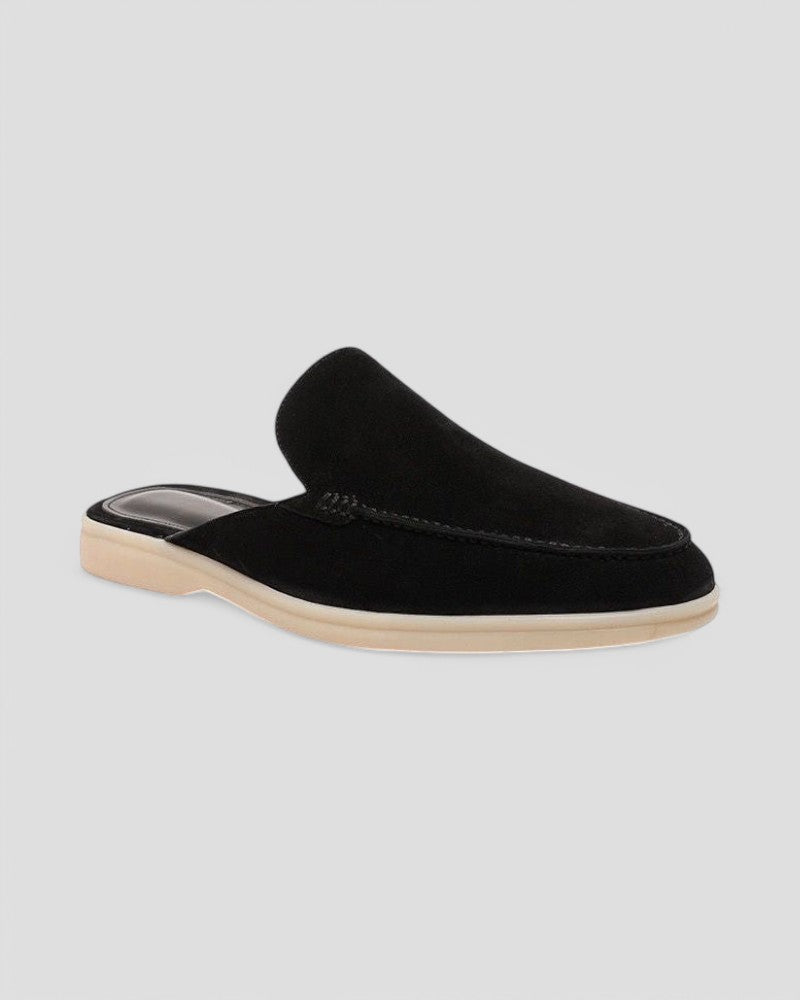Men's Suede Slip On Mules