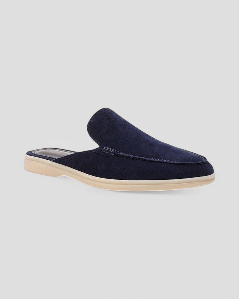 Men's Suede Slip On Mules