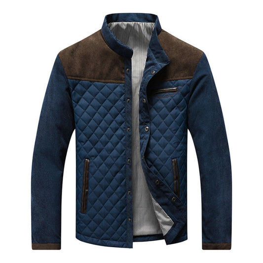 Men’s Quilted Button-Up Jacket | Modern