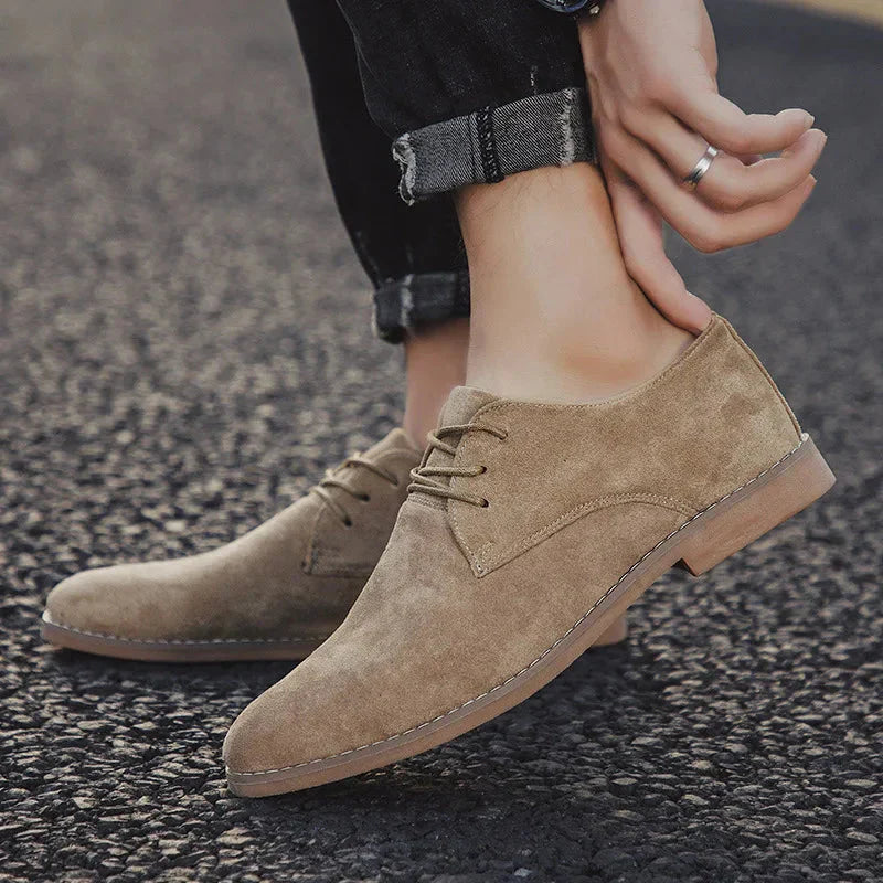Robert | Men’s Suede Oxford Shoes | Comfortable