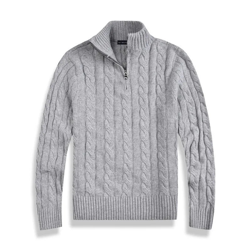 Old Money Half Zip Sweater