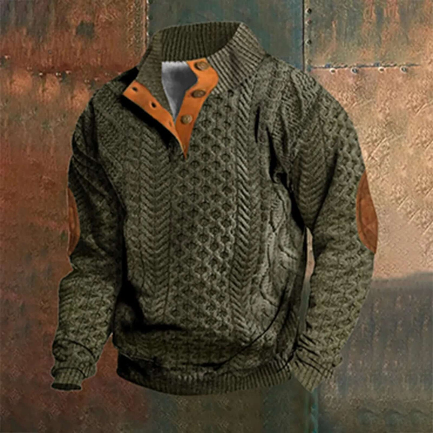 Bluma - Casual retro cashmere-like shirt for men