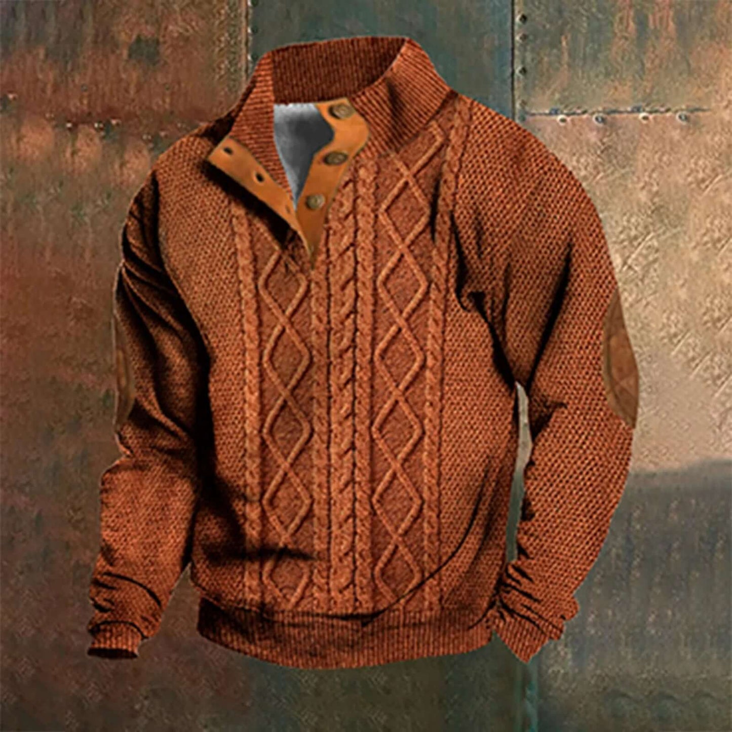 Bluma - Casual retro cashmere-like shirt for men