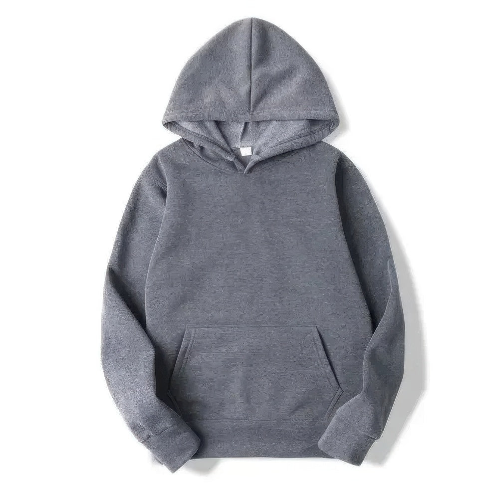 Men's Simple Long Sleeve Hoodie | Streetwear