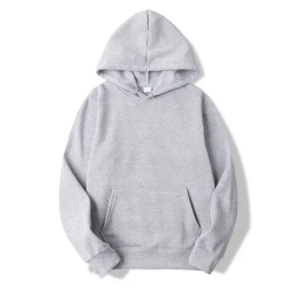 Men's Simple Long Sleeve Hoodie | Streetwear