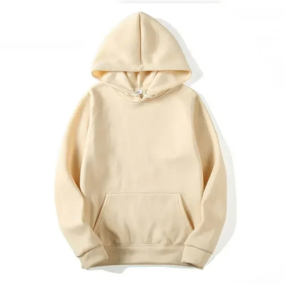 Men's Simple Long Sleeve Hoodie | Streetwear