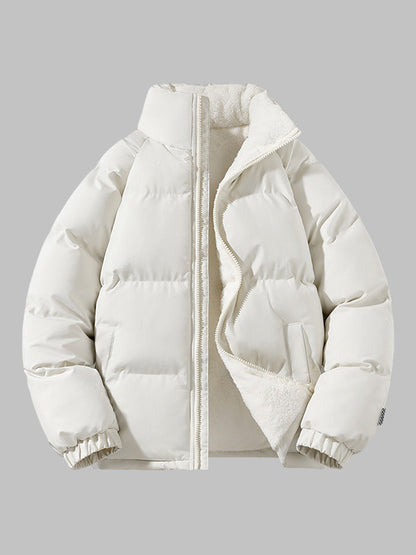 Men’s Zip-Up Warm Quilted Puffer Jacket | Outerwear