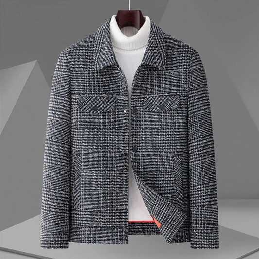 Men’s Plaid Checkered Jacket | Coat