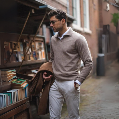 Men's Ribbed Sweater | Sophisticated