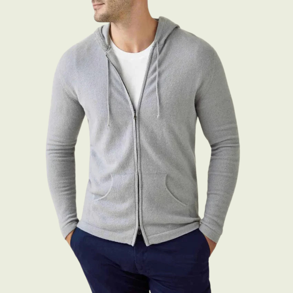 Men's Casual Zip Hoodie | Comfortable