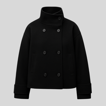 Women’s Relaxed Short Collar Design | Coat