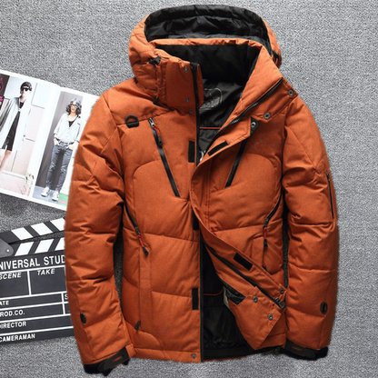 Men's Hooded Puffer Coat | Warm