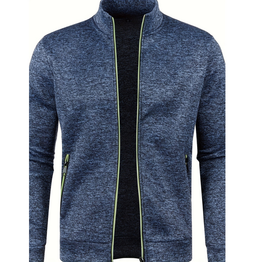 Men's Sporty Zip Jacket | Comfortable