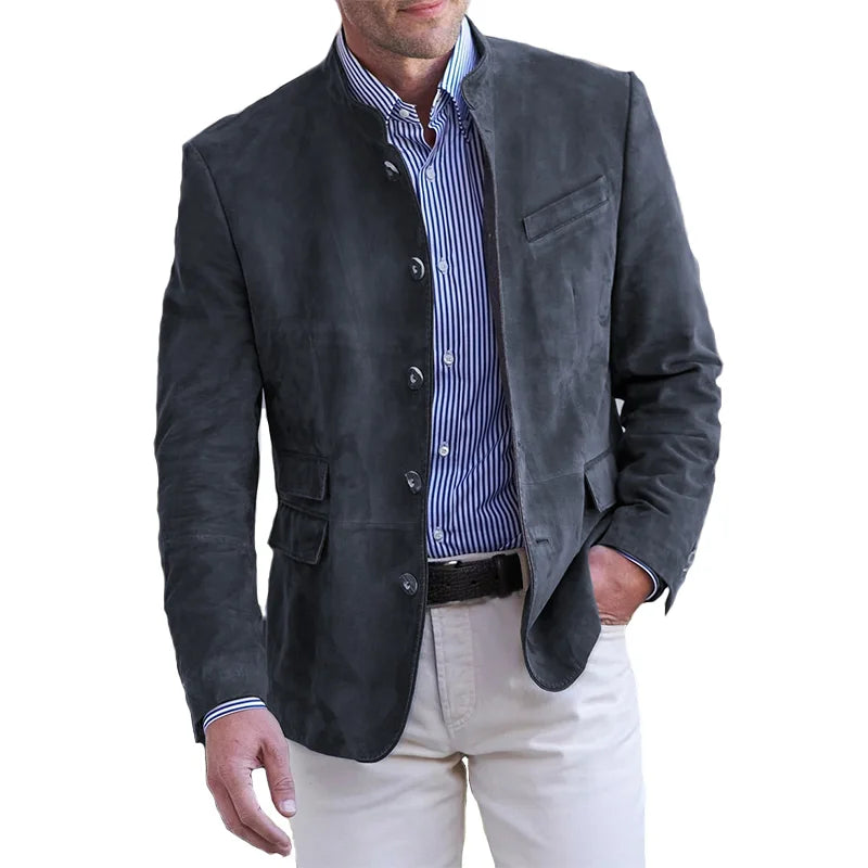 Philip - Classic Button-Down Autumn Jacket for Men
