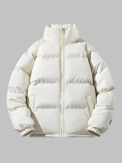 Men’s Zip-Up Warm Quilted Puffer Jacket | Outerwear