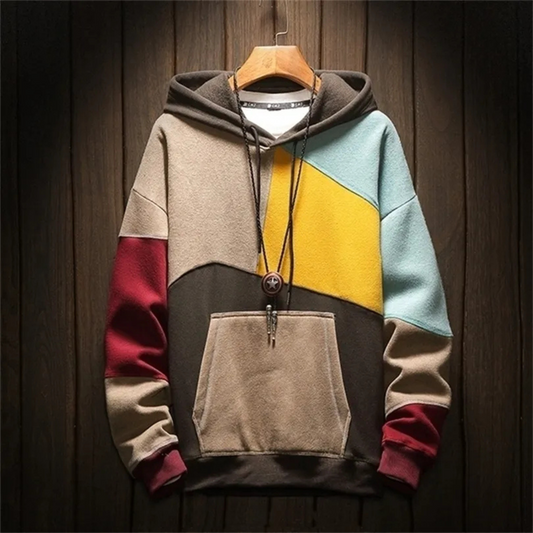 Men's Geometric Hoodie | Vibrant