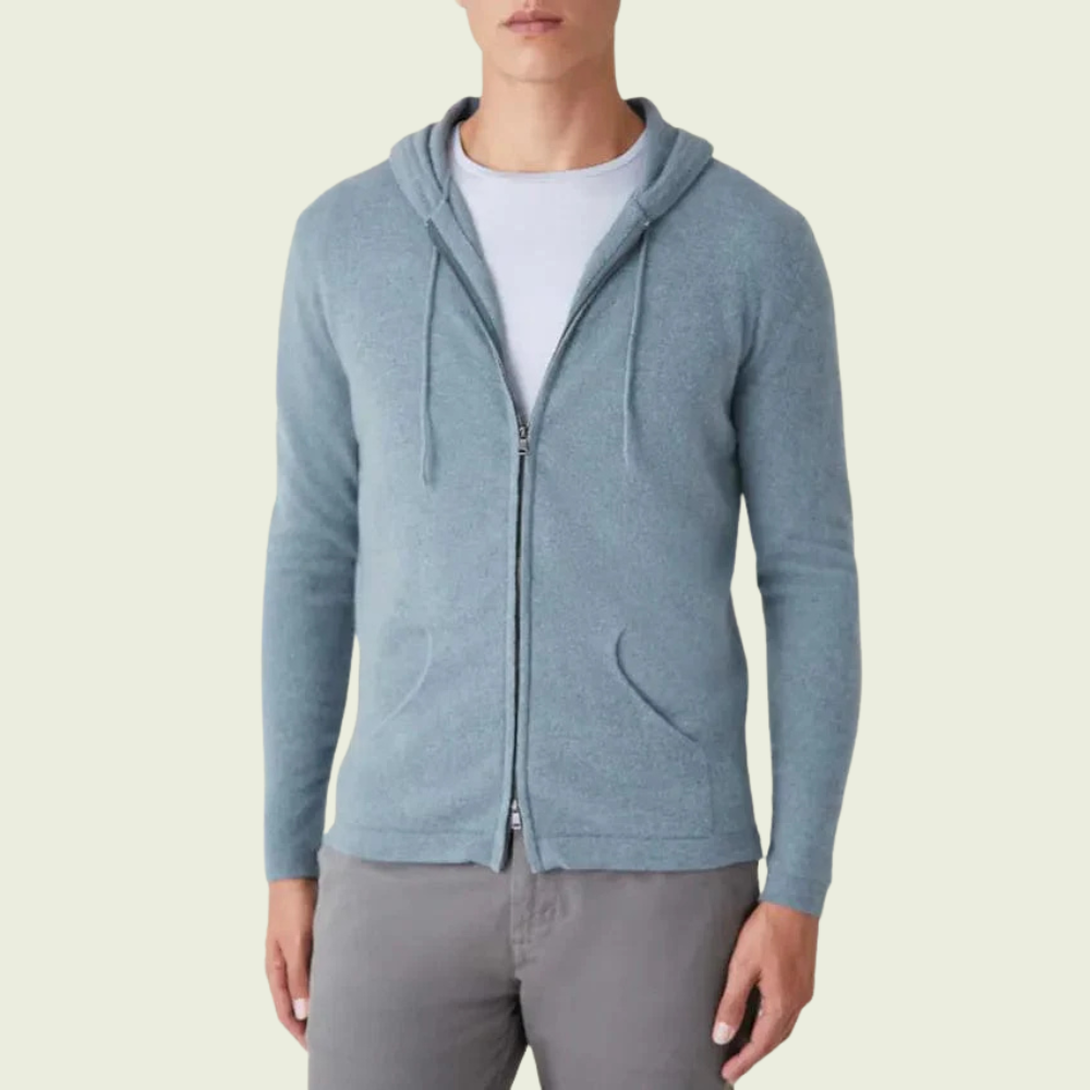 Men's Casual Zip Hoodie | Comfortable