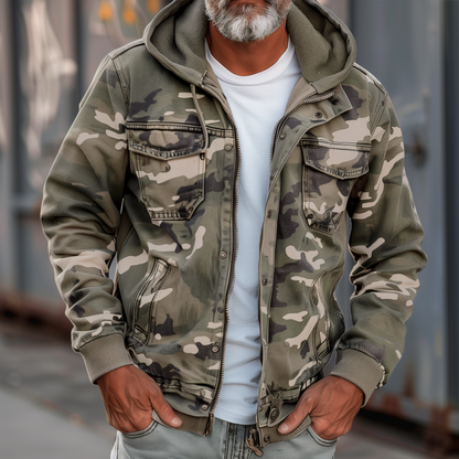 Men's Tactical Camo Jacket | Warm