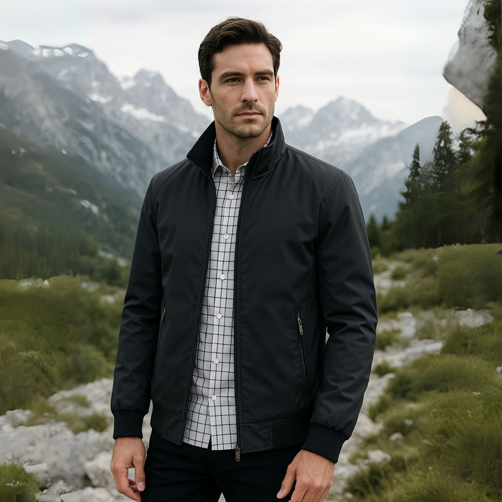 Men's Casual Zip Jacket | Comfortable