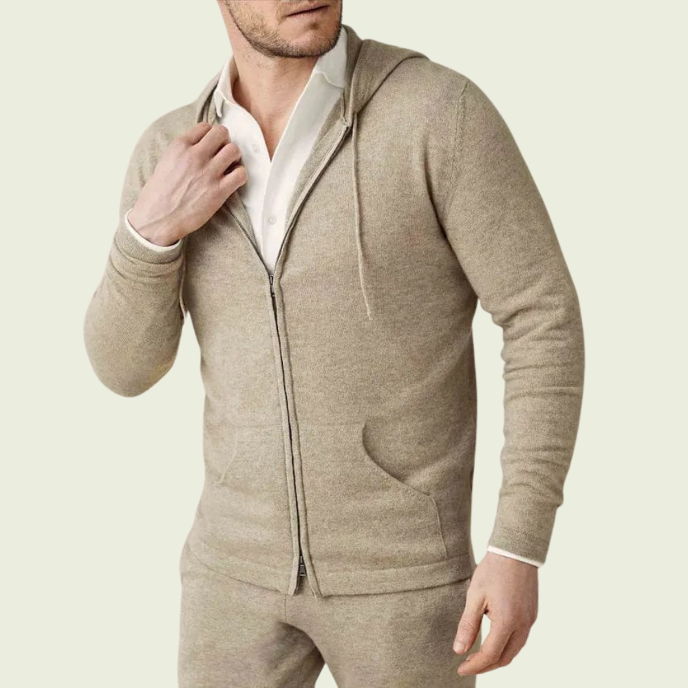 Men's Casual Zip Hoodie | Comfortable