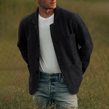 Men's Casual Buttoned Jacket | Soft