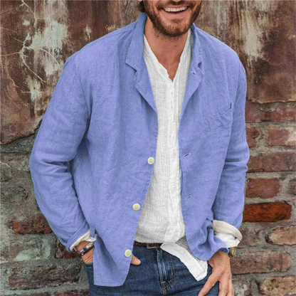 Men's Smart Linen Blazer | Stylish
