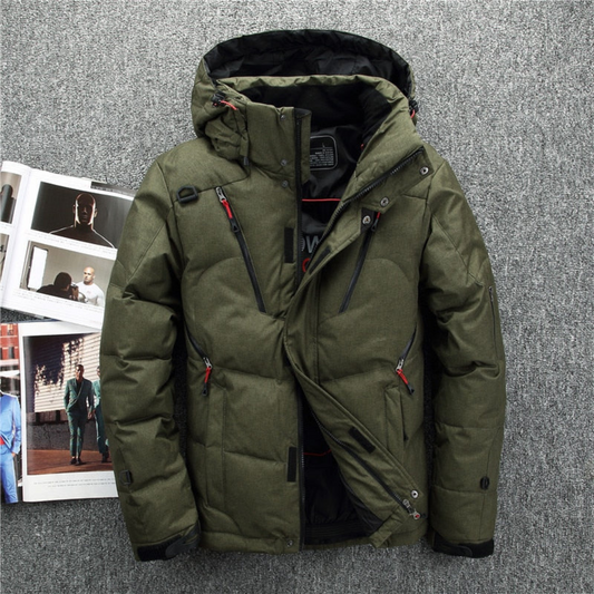 Men's Hooded Puffer Coat | Warm