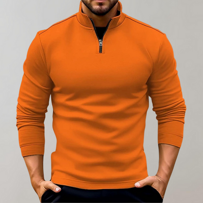 Luke | Men's Zip Neck Sweater | Casual