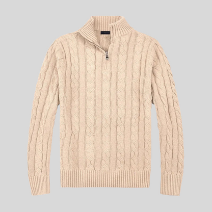 Men’s Knit Zip Sweater | Pullover
