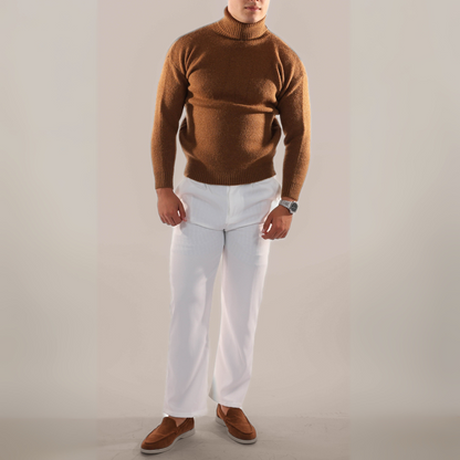 Men's Knit Turtleneck Sweater | Timeless